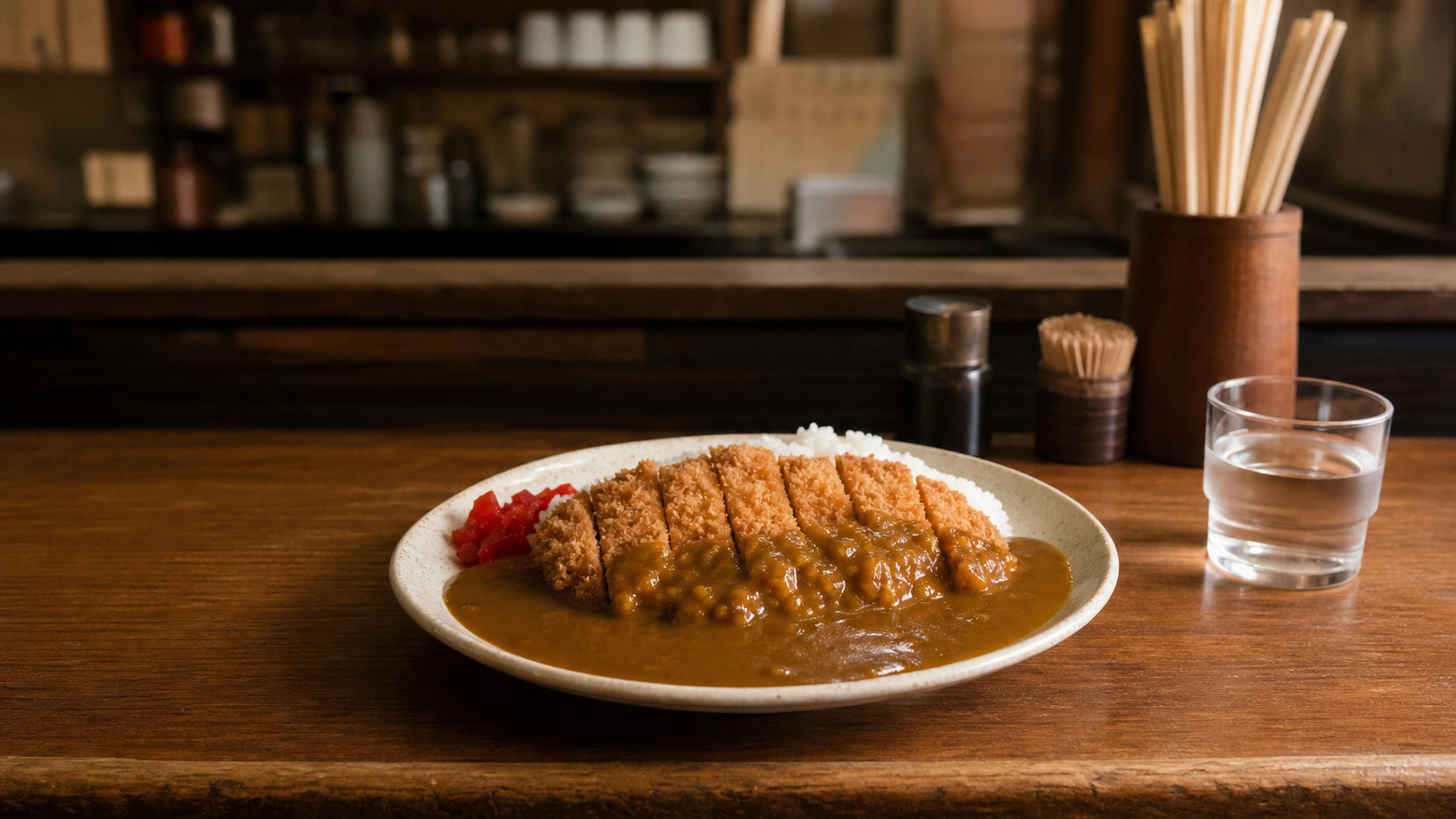 いつものカツカレー